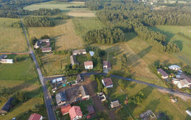 Zdjęcia z lotu ptaka miejscowości Kruki &ndash; fot. Jacek Maria Jeliński 2