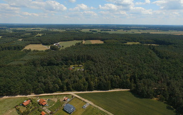 Zdjęcia z lotu ptaka miejscowości Płomieniec &ndash; fot. Jacek Maria Jeliński 2