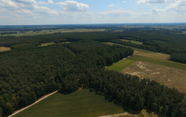 Zdjęcia z lotu ptaka miejscowości Płomieniec &ndash; fot. Jacek Maria Jeliński 3