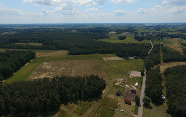 Zdjęcia z lotu ptaka miejscowości Płomieniec &ndash; fot. Jacek Maria Jeliński 4