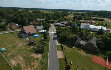 Zdjęcia z lotu ptaka miejscowości Skruda &ndash; fot. Jacek Maria Jeliński 1