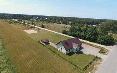 Zdjęcia z lotu ptaka miejscowości Wola Paprotnia &ndash; fot. Jacek Maria Jeliński 2
