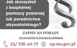 Zdjęcie do Jak skorzystać z bezpłatnej pomocy prawnej lub...