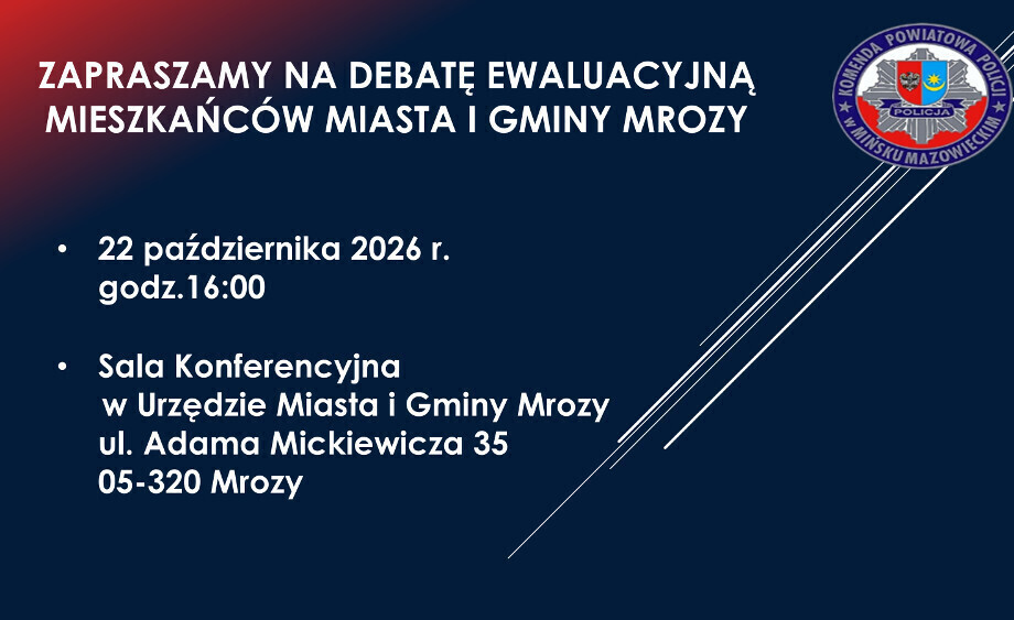 Zdjęcie do Debata ewaluacyjna mieszkańc&oacute;w miasta i gminy Mrozy
