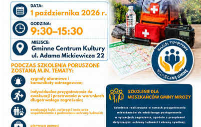 Zdjęcie do Szkolenie z zakresu Ochrony Ludności i Obrony Cywilnej