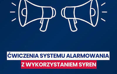 Zdjęcie do Uruchomienie syren alarmowych w ramach ćwiczenia Syrena-26
